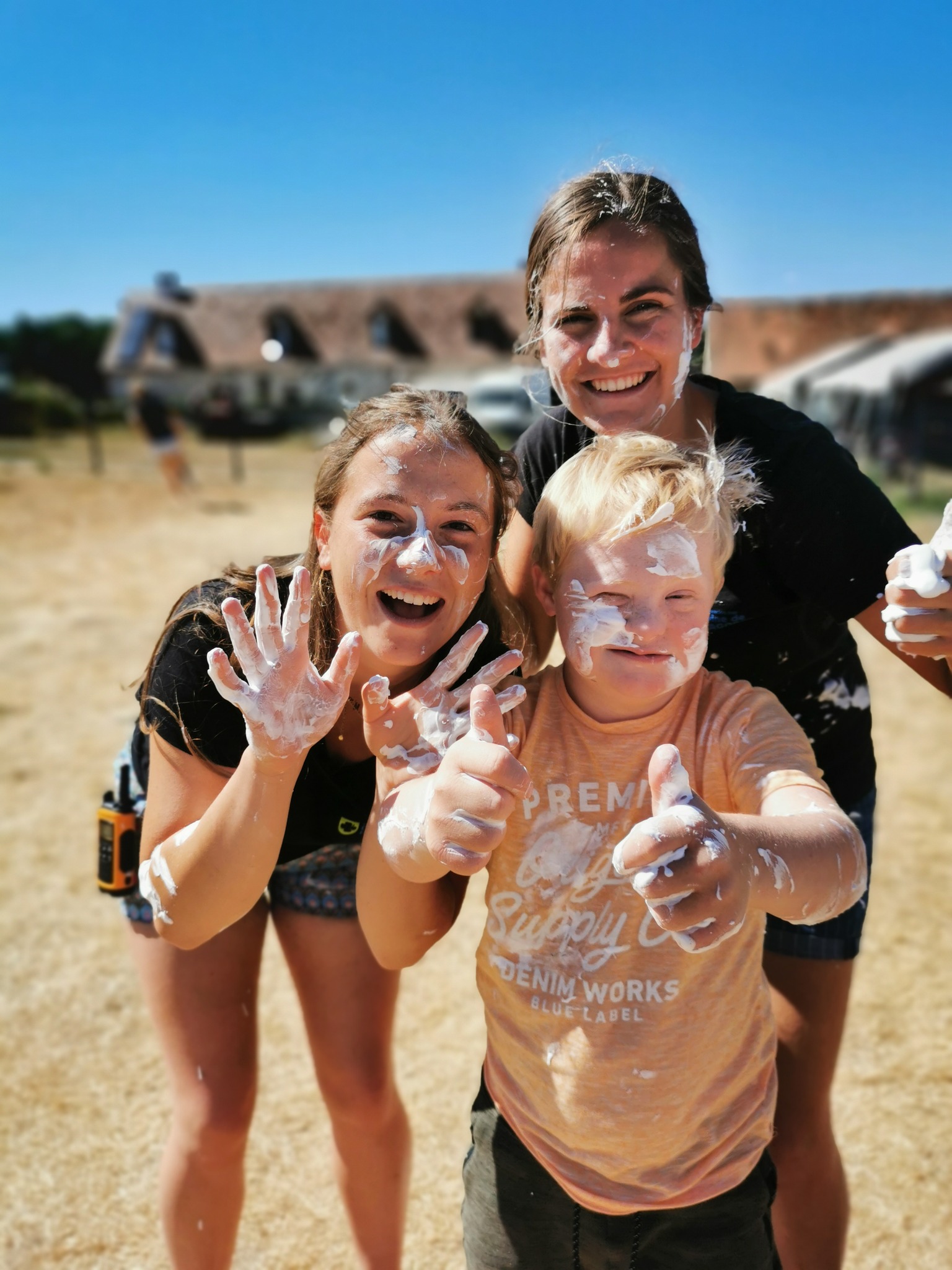 Animatie vrijwilligers aan het werk